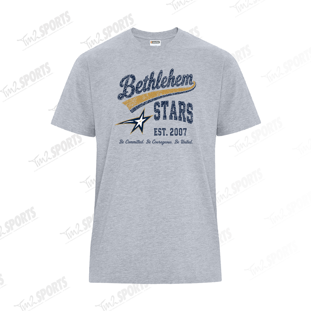 BETH26 - WERK Heavyweight Ring Spun Cotton Tee - Grey
