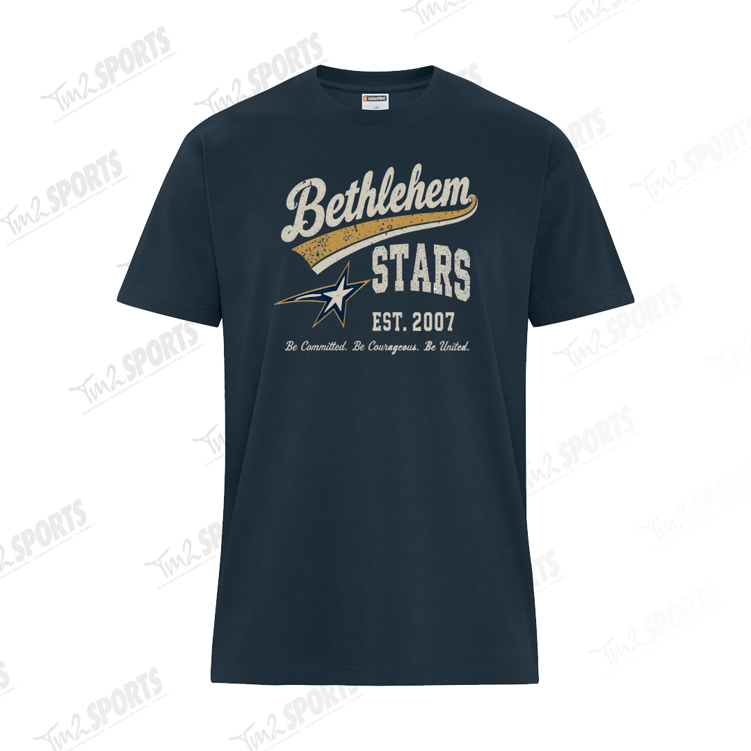 BETH26 - WERK Heavyweight Ring Spun Cotton Tee - Navy