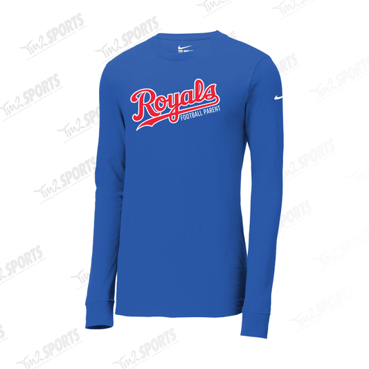 RIFF26 - PARENTS - Nike Dri-FIT Cotton/Poly Long Sleeve Tee - Royal