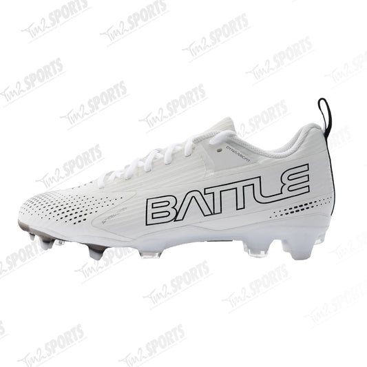 Battle - AstroLite Football Cleats - White