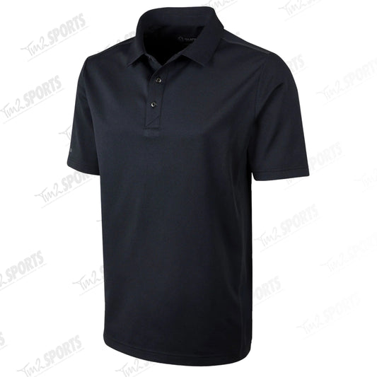 SUNICE Men's Fynn Body Mapping Polo Knit - Black/Charcoal