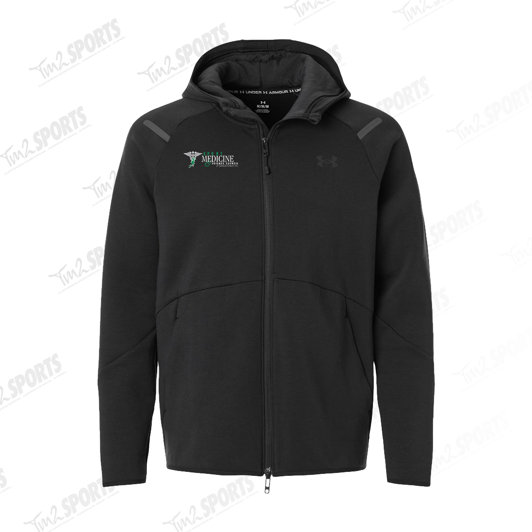 SMSC25 - Under Armour Unstoppable Fleece Full Zip - Black