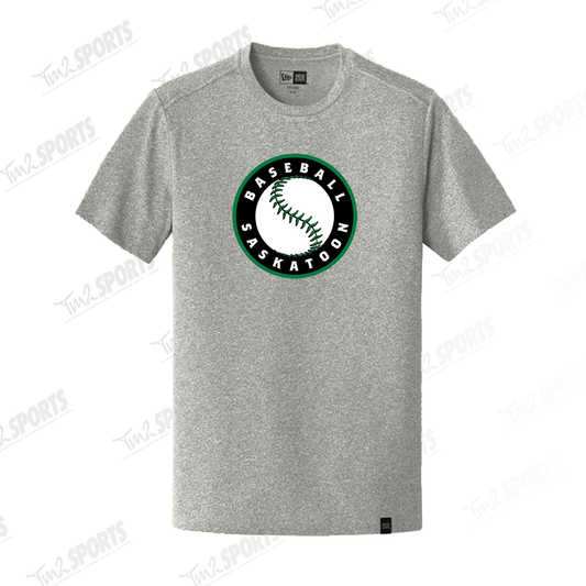 BBSK26 - New Era Heritage Blend Tshirt - Grey