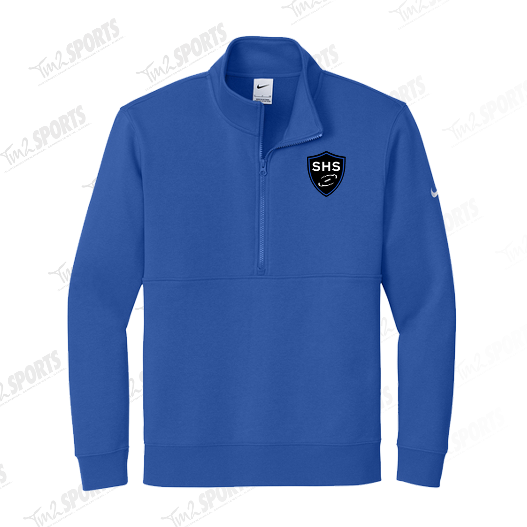 SHAD26 - Nike Club Fleece 1/2 Zip - Royal