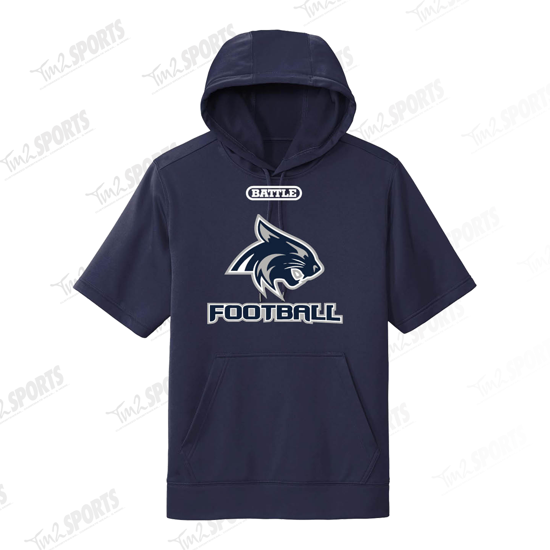 BISB26 - BATTLE Team Short Sleeve Hoodie - Navy