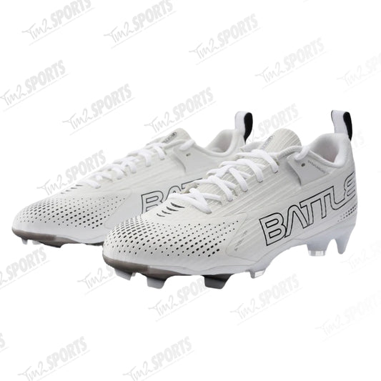 Battle - AstroLite Football Cleats - White