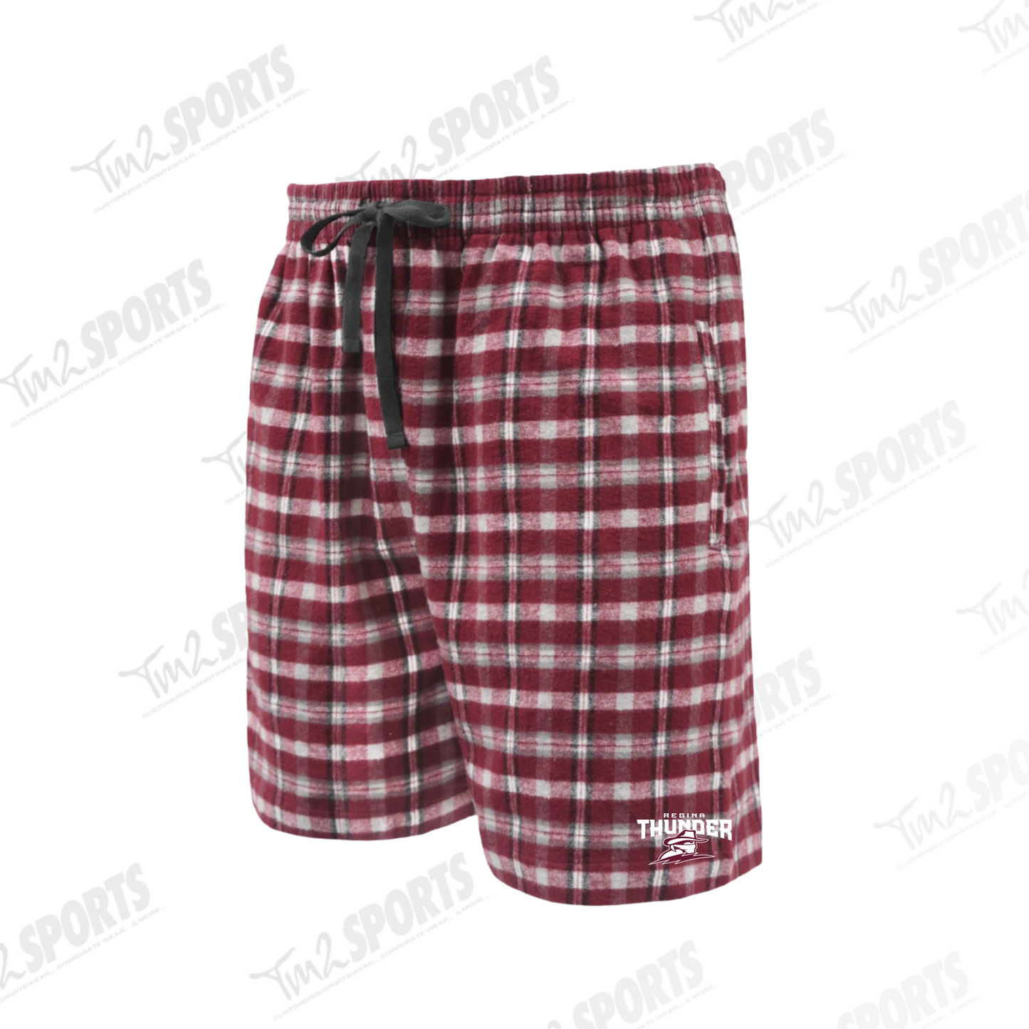 26RTFAN - Flannel short - Maroon