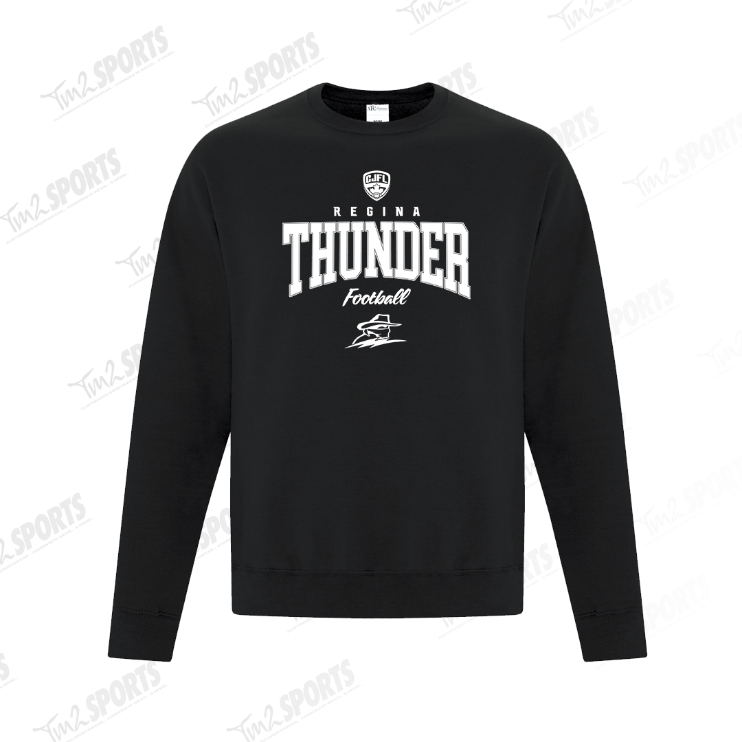 26RTFAN - *NEW CJ* Fleece Crewneck Sweatshirt - Black