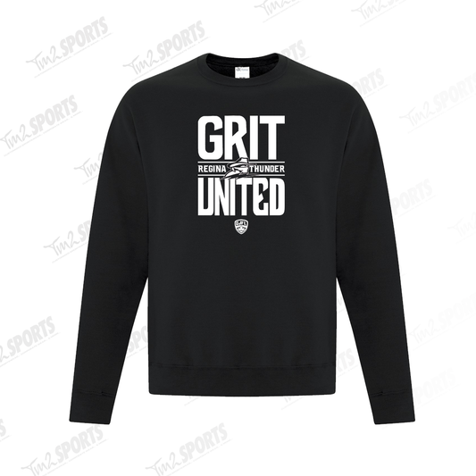 26RTFAN - *NEW GU* Fleece Crewneck Sweatshirt - Black
