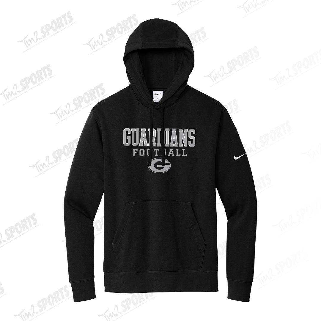 GUAR26  - Nike Club Fleece Hoodie - Black