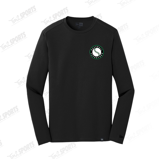 BBSK26 - New Era Heritage Blend Long Sleeve Tshirt - Black