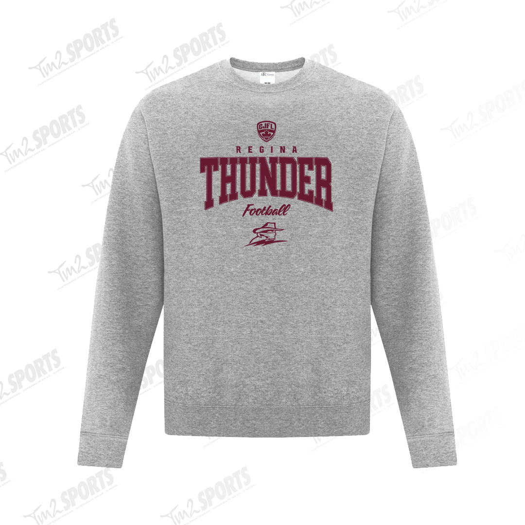 26RTFAN - *NEW CJ* Fleece Crewneck Sweatshirt - Grey