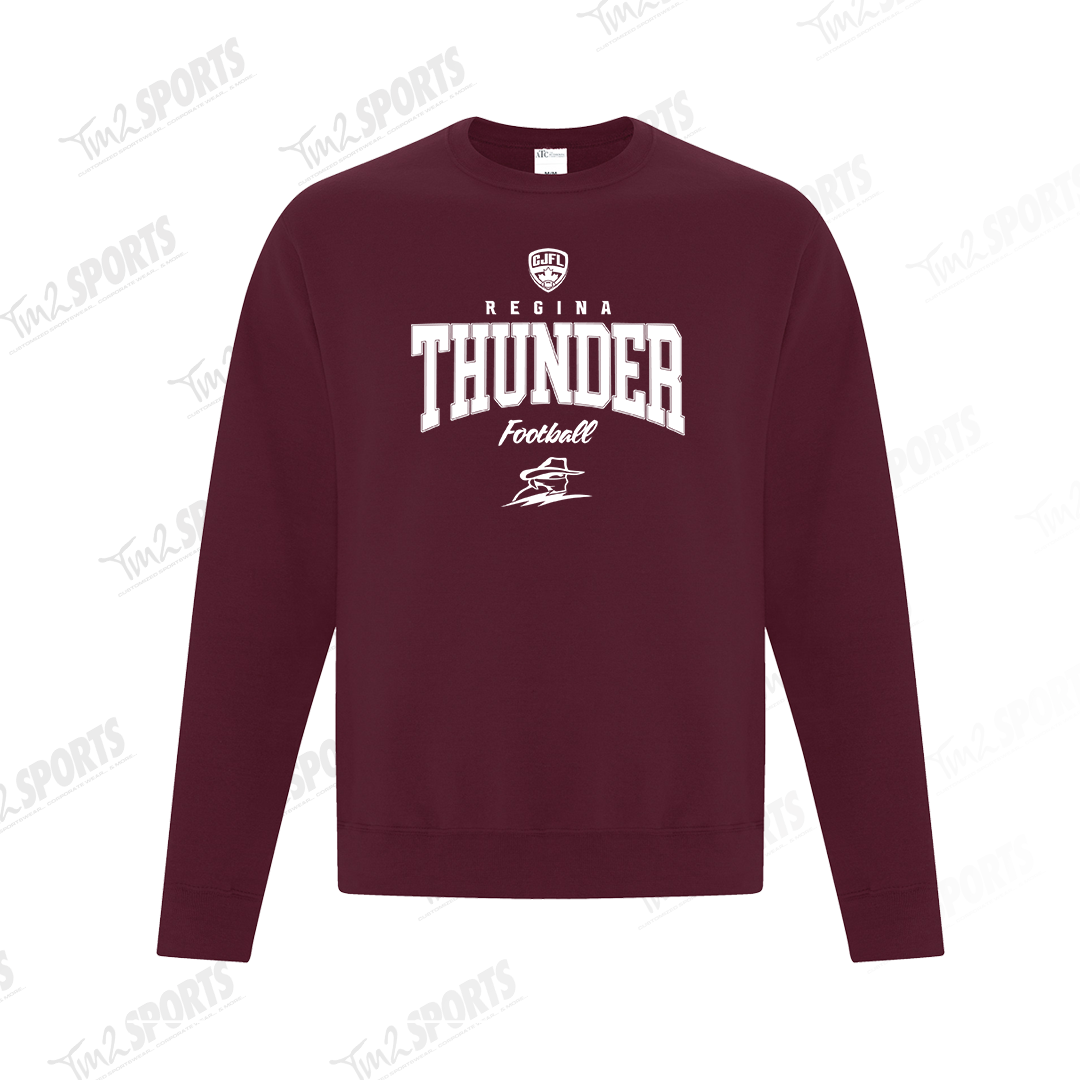 26RTFAN - *NEW CJ* Fleece Crewneck Sweatshirt - Maroon