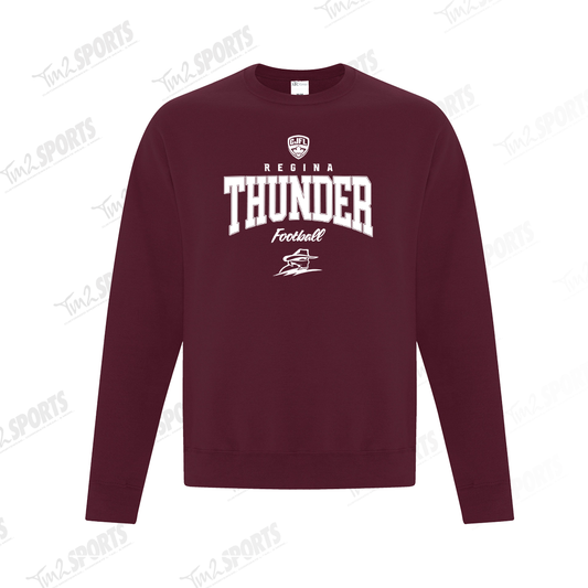 26RTFAN - *NEW CJ* Fleece Crewneck Sweatshirt - Maroon