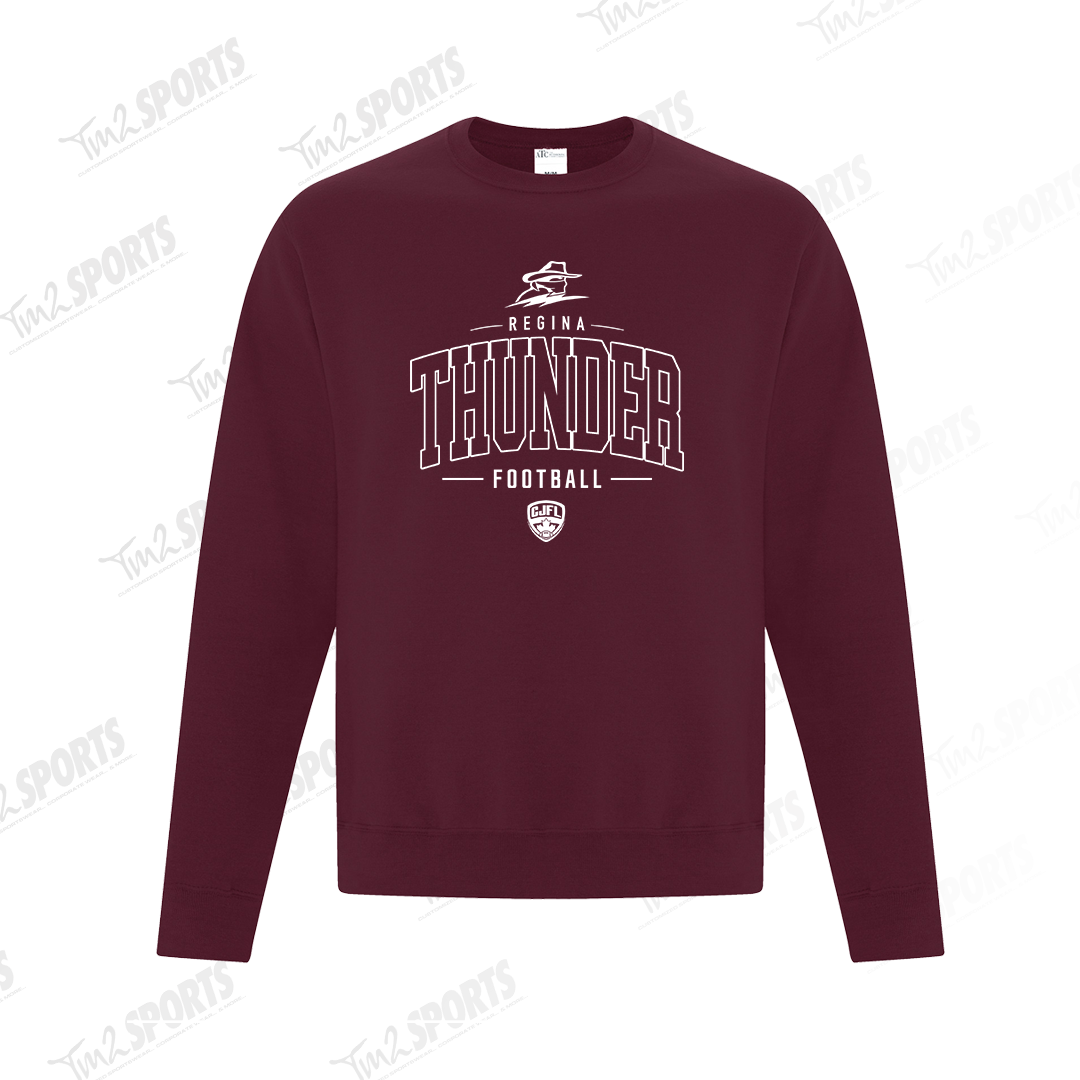 26RTFAN - *NEW HW* Fleece Crewneck Sweatshirt - Maroon