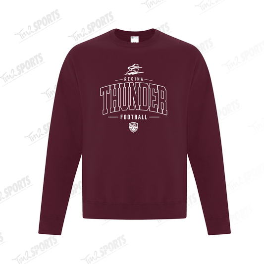26RTFAN - *NEW HW* Fleece Crewneck Sweatshirt - Maroon