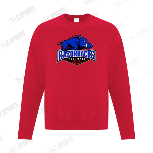 RAZ26 - Everyday Fleece Crewneck Sweatshirt - Red