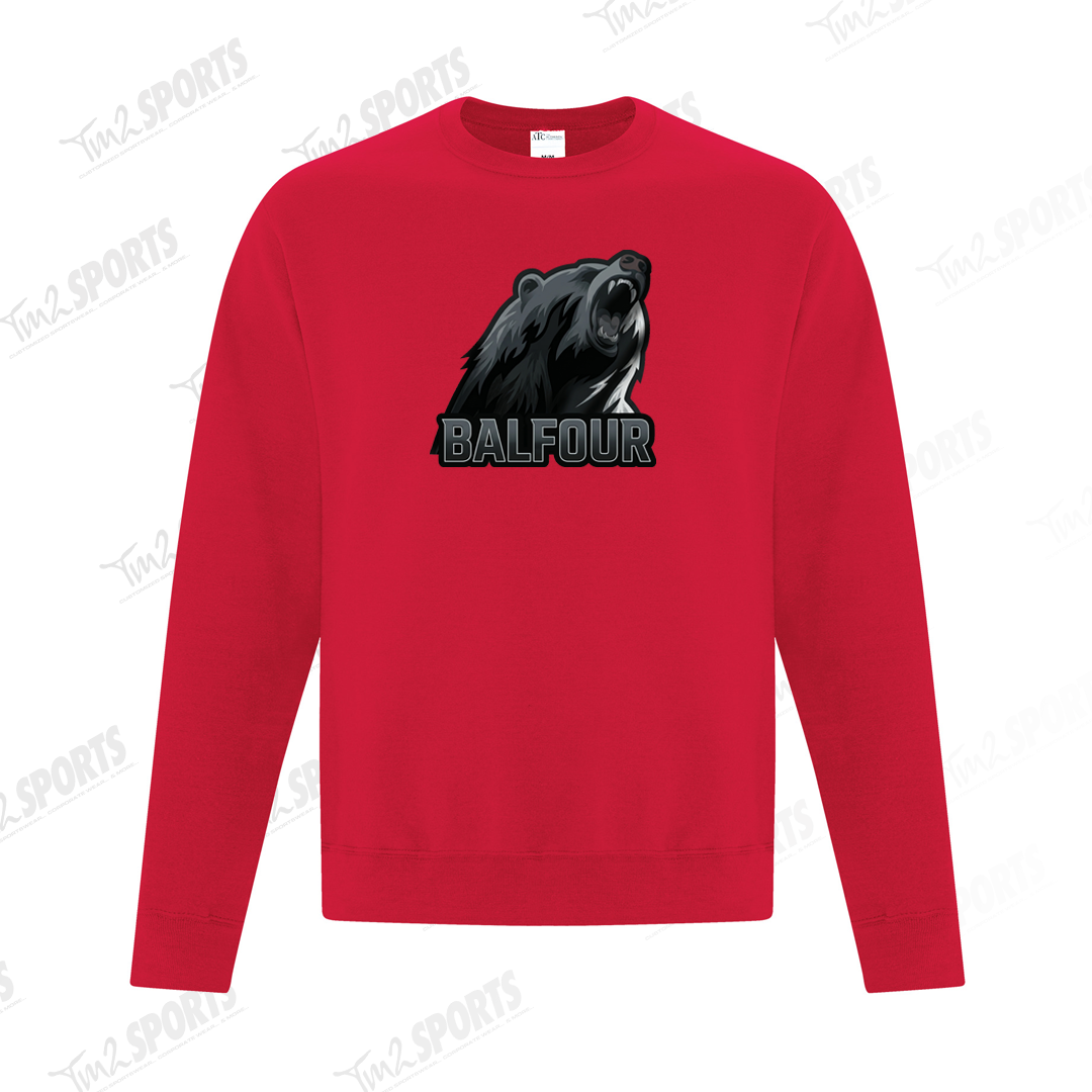 BALFC26 - Everyday Fleece Crewneck Sweatshirt - Red