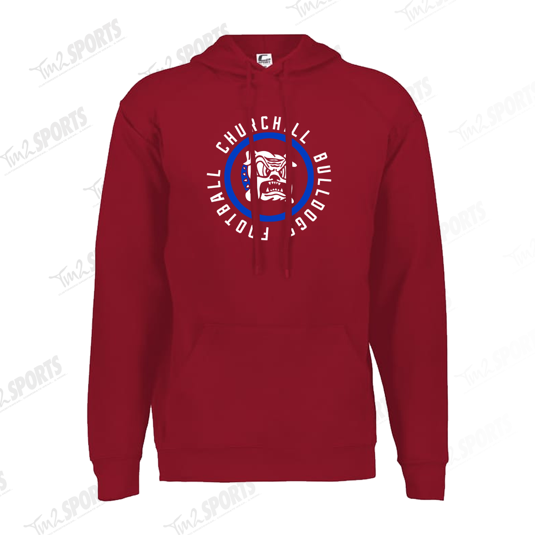 CHUR26 - C2 Fleece Hoodie - Red