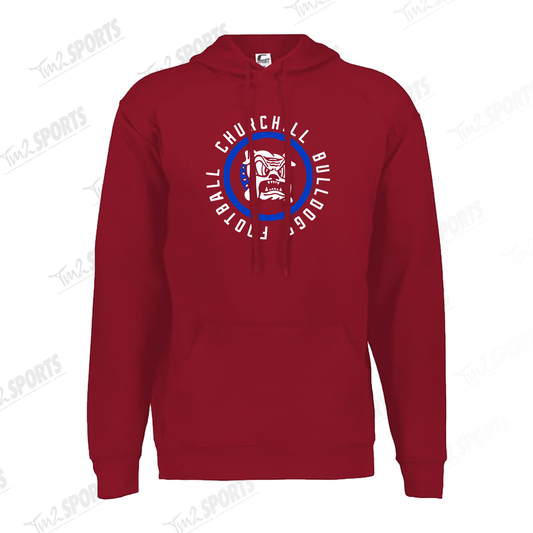CHUR26 - C2 Fleece Hoodie - Red