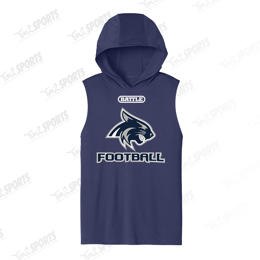 BISB26 - BATTLE Team Sleeveless Hoodie - Navy