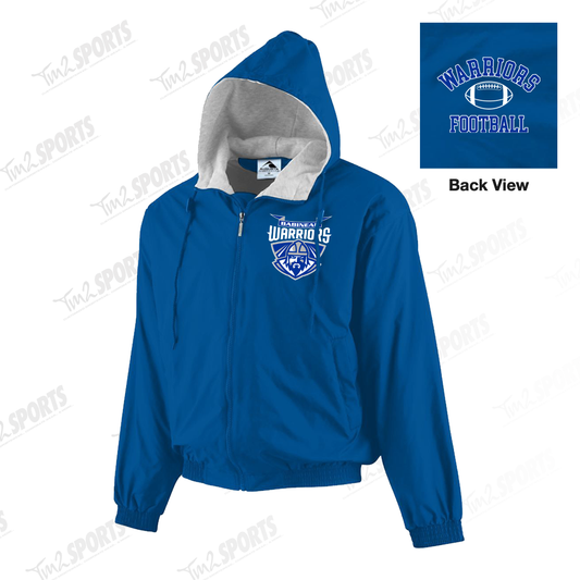 KWAR25 - Hooded Taffeta Jacket/Fleece Lined - Royal