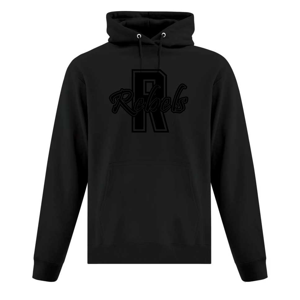 REBH24 - ATC Everyday Hoodie - Black w/Black logo