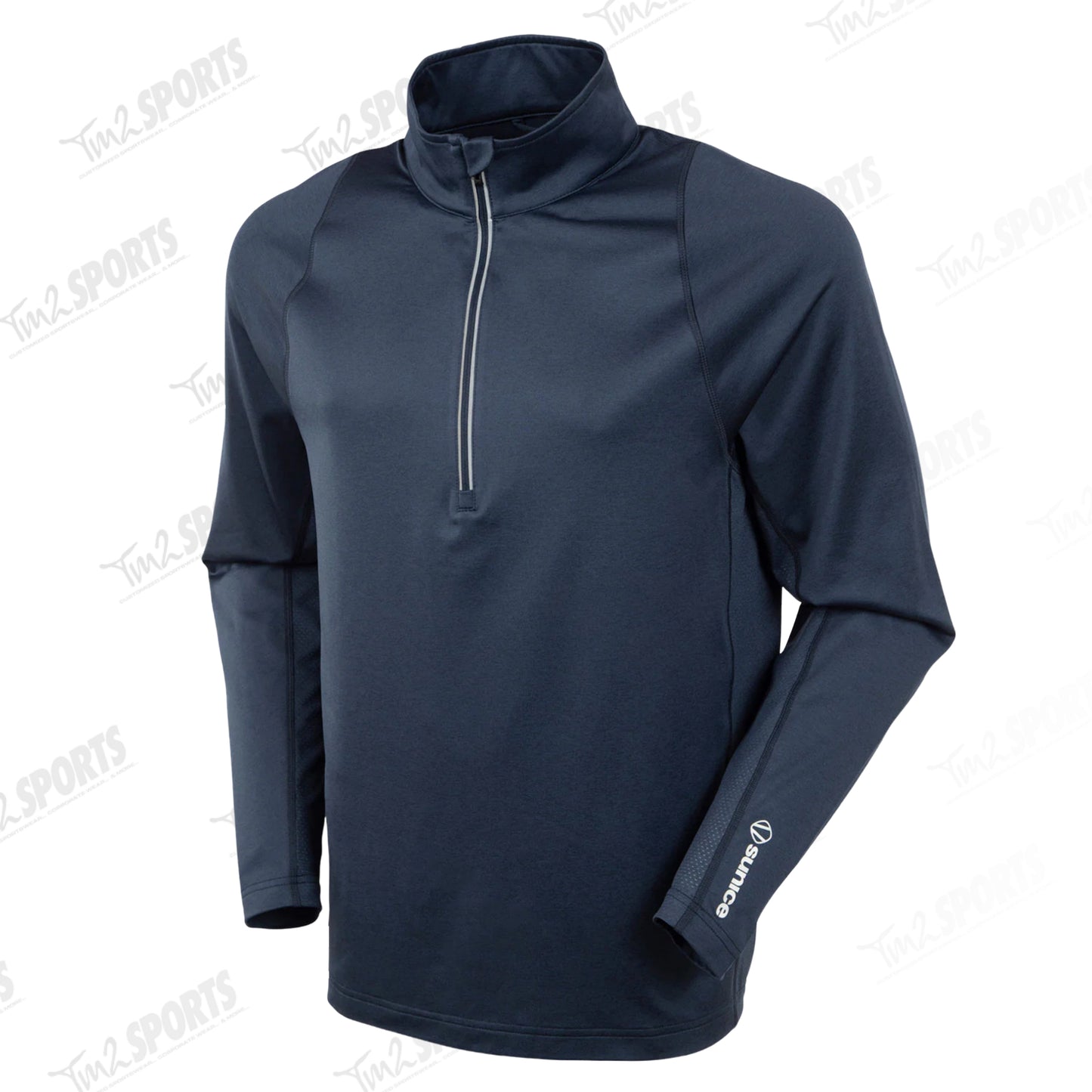 SUNICE Men's Tobey Lightweight Pullover - Midnight Melange/Charcoal