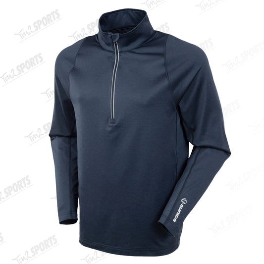 SUNICE Men's Tobey Lightweight Pullover - Midnight Melange/Charcoal