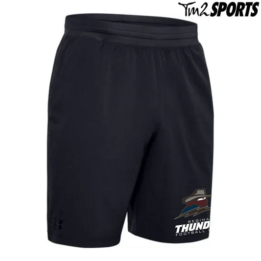PLAY25 - Under Armour Men's Motivator Vented Coach's Shorts - Black