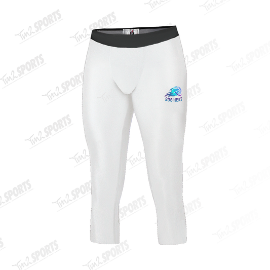 HEAT25 - Compression Tights Calf Length - White