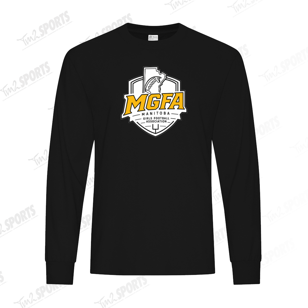 MGFA26 - Everyday Cotton Blend Long Sleeve Tee - Black