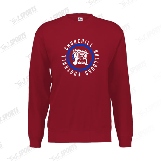 CHUR26 - C2 Fleece Crew - Red