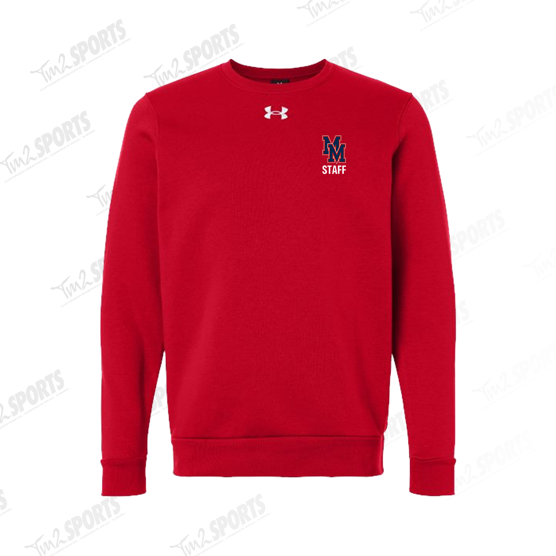 MILL26 - Under Armour Fleece Crew - Red