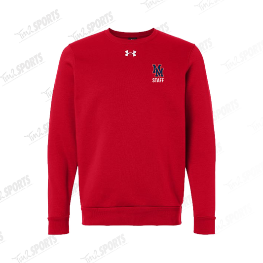 MILL26 - Under Armour Fleece Crew - Red