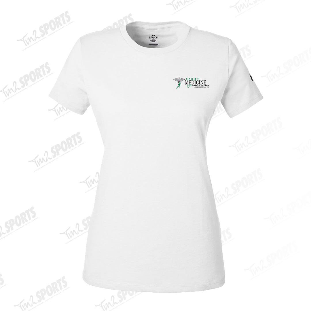 SMSC25 - Women's Under Armour Athletic 2.0 T-Shirt - White