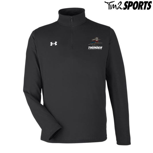 PLAY25 - Under Armour Men's Team Tech Quarter-Zip - Black