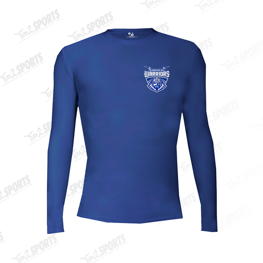 KWAR25 - Sport Pro-Compression Long Sleeve Shirt - Royal