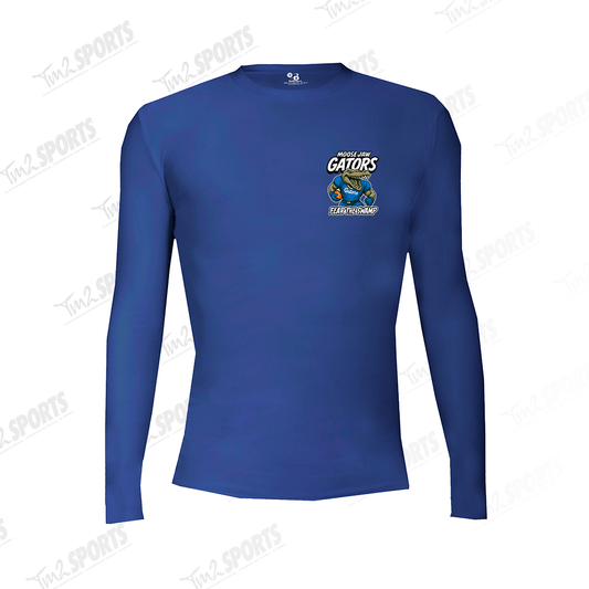 MJGA25 - Sport Pro-Compression Long Sleeve Shirt - Royal