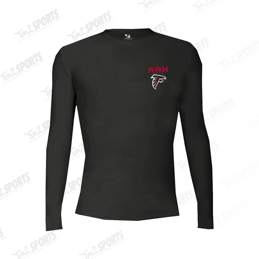 KARN25 - Sport Pro-Compression Long Sleeve Shirt - Black