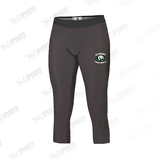 KCLA25 - Compression Tights Calf Length - Graphite
