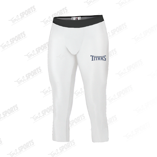 KTIT25 - Compression Tights Calf Length - White