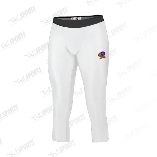 KLB25 - Compression Tights Calf Length - White