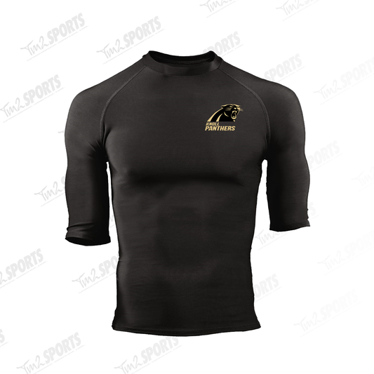KPAN25 - Pro Compression 1/2 Sleeve Crew - Black