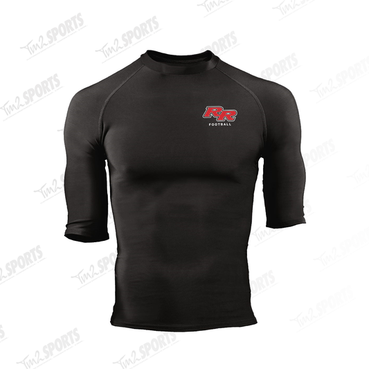 KPARR25 - Pro Compression 1/2 Sleeve Crew - Black