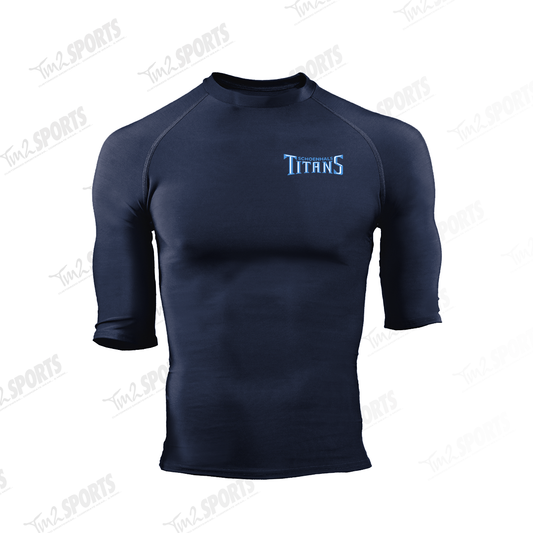 KTIT25 - Pro Compression 1/2 Sleeve Crew - Navy