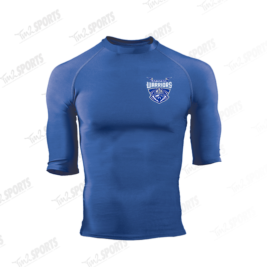 KWAR25 - Pro Compression 1/2 Sleeve Crew - Royal