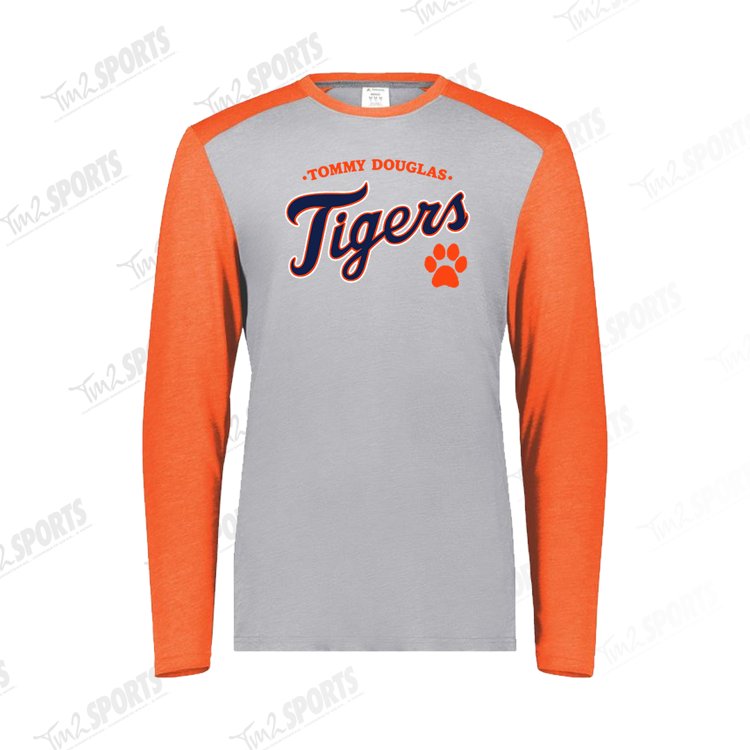 TOM26 - Gameday Vintage Long Sleeve - Orange/Grey