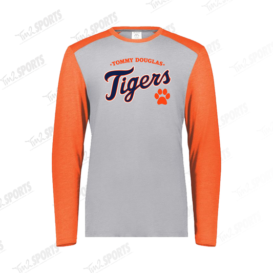 TOM26 - Gameday Vintage Long Sleeve - Orange/Grey