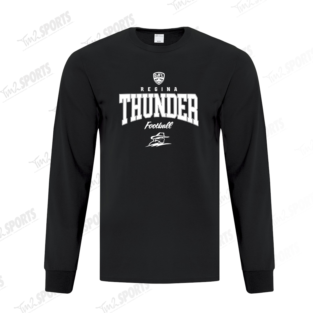 26RTFAN - *NEW CJ* Cotton Blend Long Sleeve Tee - Black